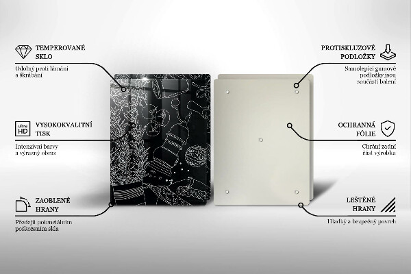 Sklo za varnú dosku Kuchynské doplnky