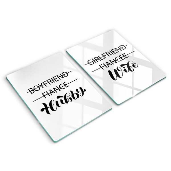 Sklo za varnú dosku Nápis veta vzor