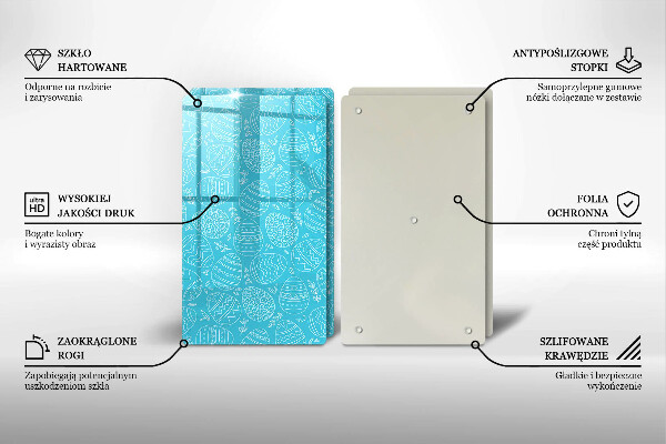 Sklo za varnú dosku Veľkonočný motív