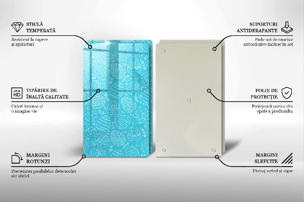 Sklo za varnú dosku Veľkonočný motív