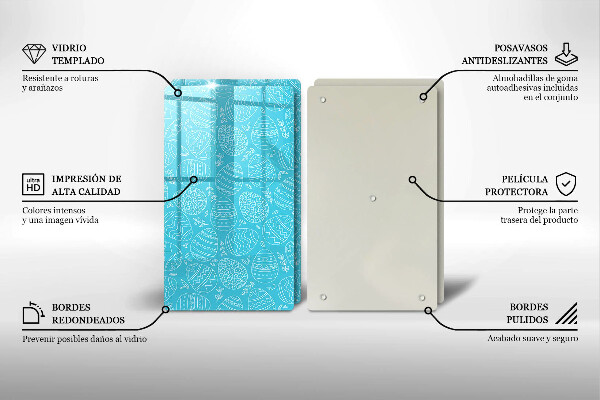 Sklo za varnú dosku Veľkonočný motív