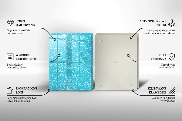 Sklo za varnú dosku Veľkonočný motív