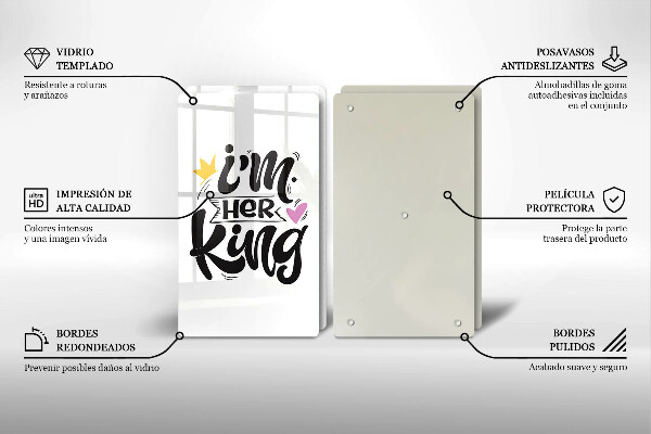 Sklo za varnú dosku Nápis veta