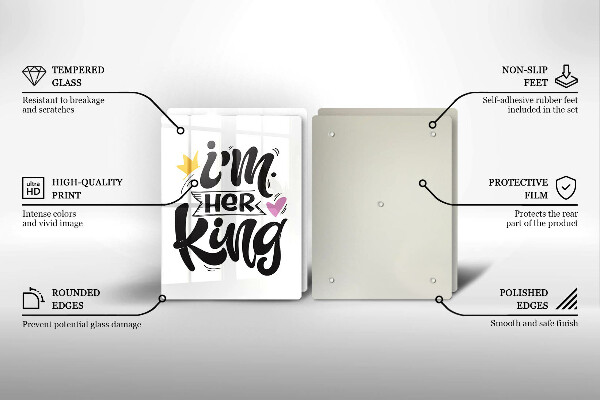 Sklo za varnú dosku Nápis veta