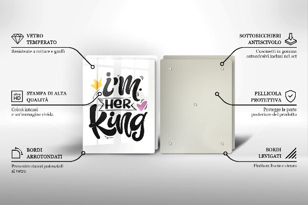 Sklo za varnú dosku Nápis veta