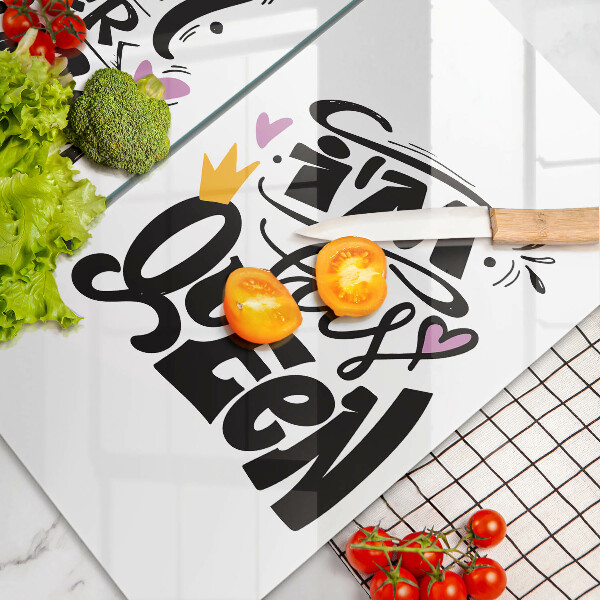 Sklo za varnú dosku Nápis veta