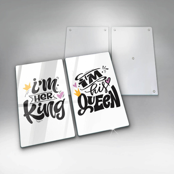 Sklo za varnú dosku Nápis veta