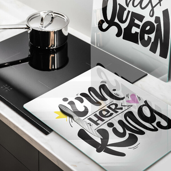 Sklo za varnú dosku Nápis veta