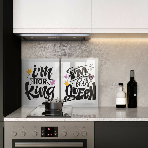 Sklo za varnú dosku Nápis veta