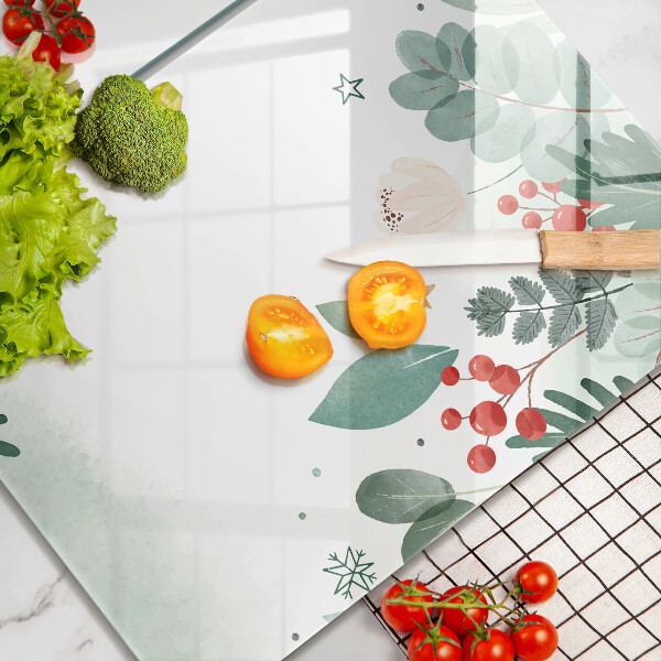 Sklo za varnú dosku Akvarelové listy