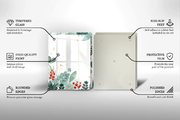 Sklo za varnú dosku Akvarelové listy