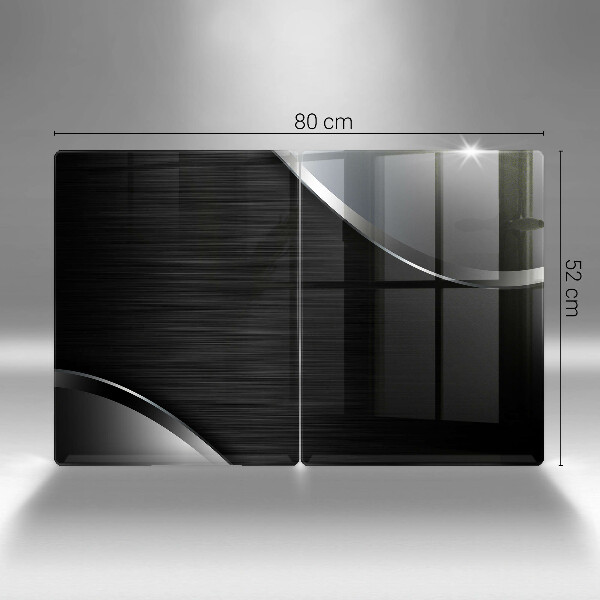 Sklo za varnú dosku Kovová abstrakcia