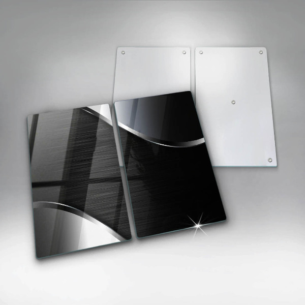 Sklo za varnú dosku Kovová abstrakcia