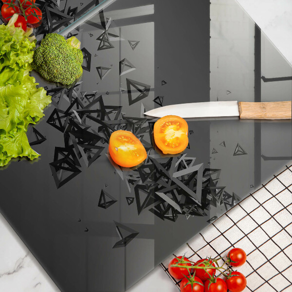 Sklo za varnú dosku Abstraktné 3D tvary