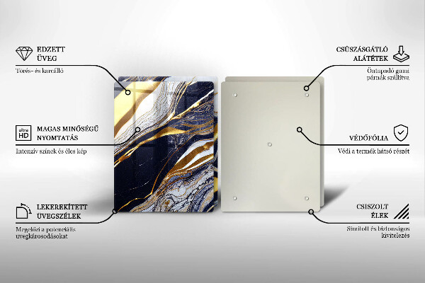 Sklo za varnú dosku Farebná abstrakcia