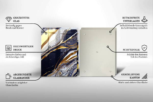 Sklo za varnú dosku Farebná abstrakcia