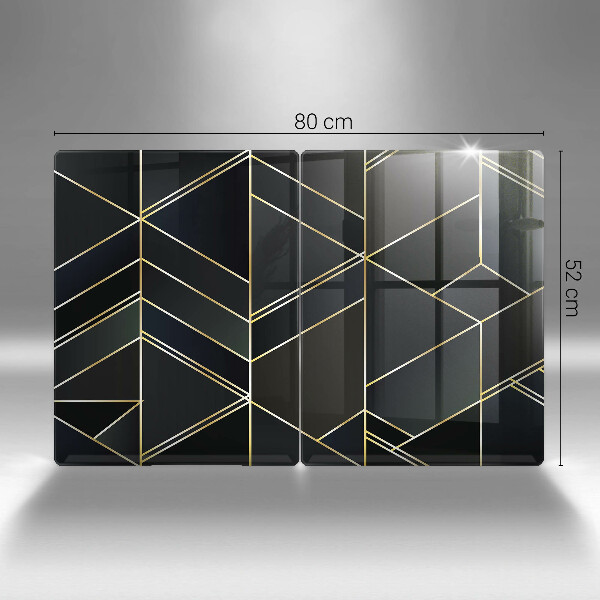 Sklo za varnú dosku Abstraktné trojuholníky