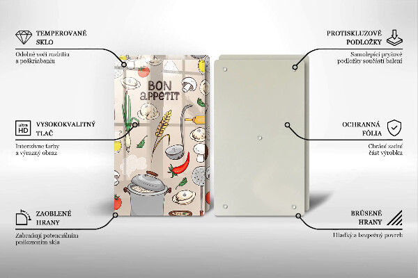 Sklo za varnú dosku Kuchyňa ilustrácie