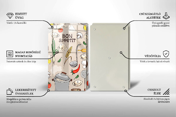 Sklo za varnú dosku Kuchyňa ilustrácie