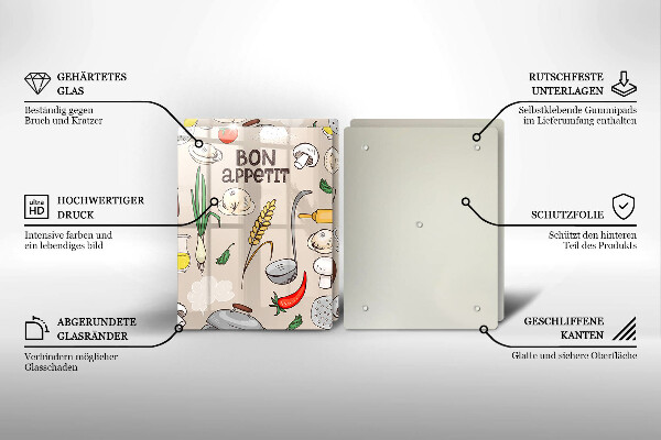 Sklo za varnú dosku Kuchyňa ilustrácie