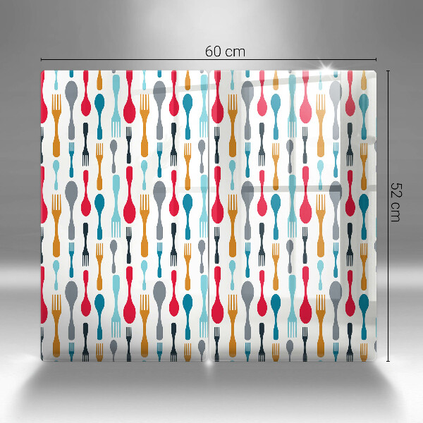 Sklo za varnú dosku Ilustrácia lyžice