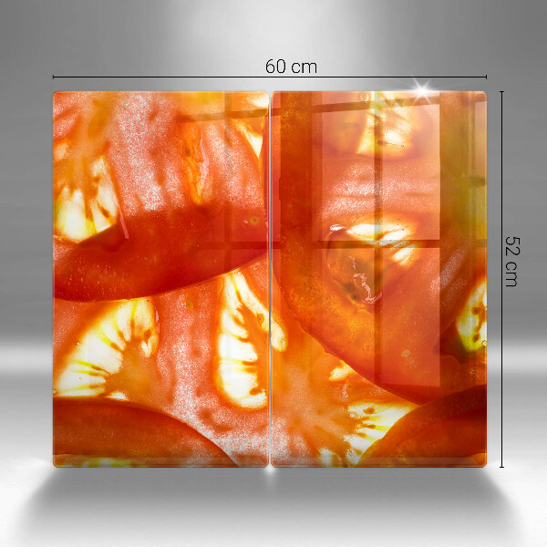 Sklo za varnú dosku Plátok červenej paradajky