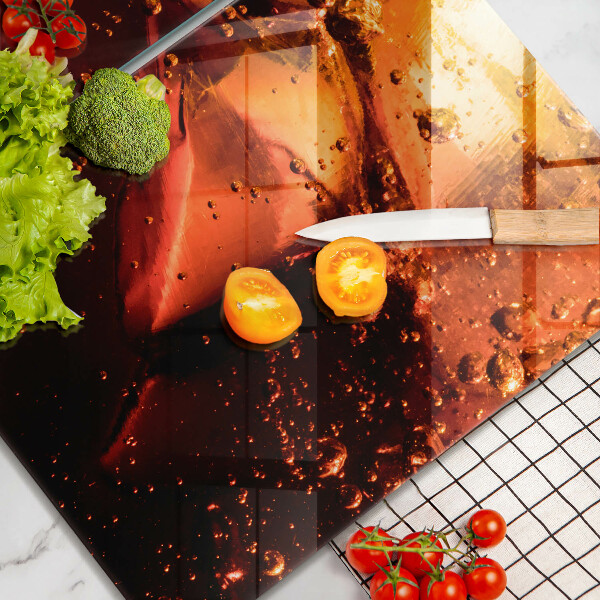 Sklo za varnú dosku Kolový nápoj s ľadom