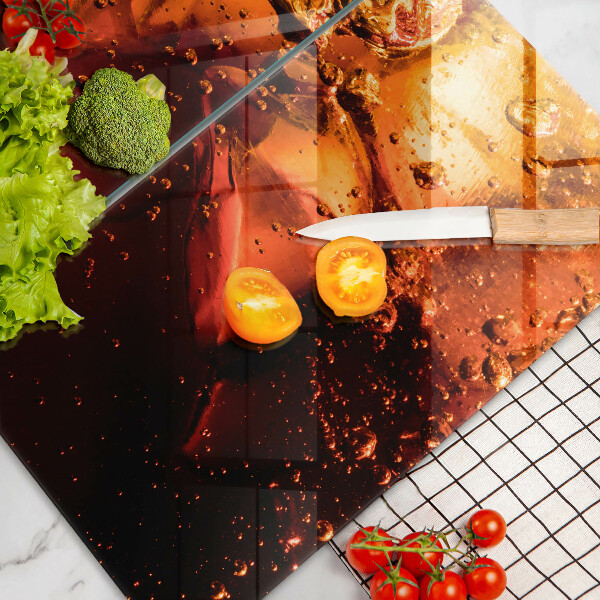 Sklo za varnú dosku Kolový nápoj s ľadom