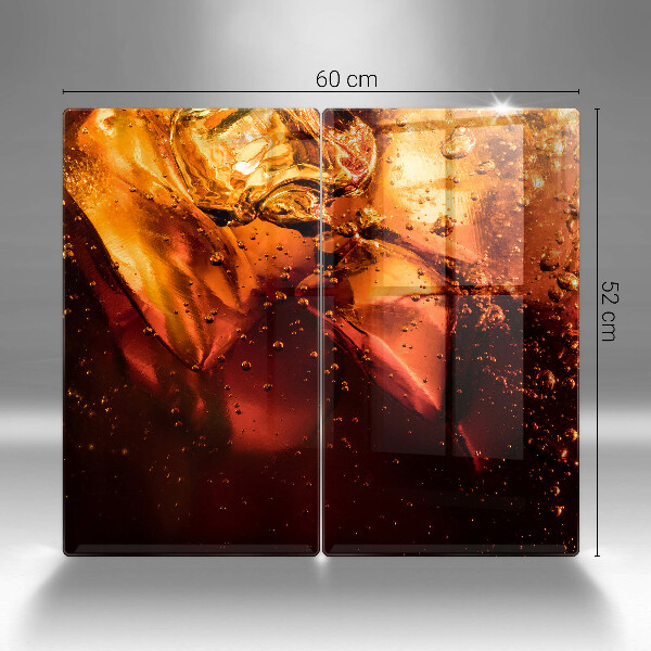 Sklo za varnú dosku Kolový nápoj s ľadom