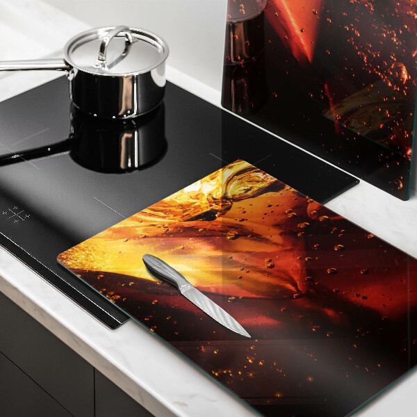 Sklo za varnú dosku Kolový nápoj s ľadom