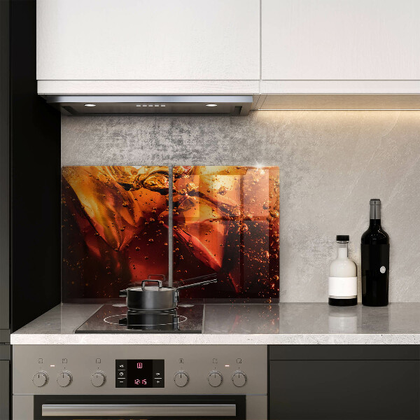 Sklo za varnú dosku Kolový nápoj s ľadom