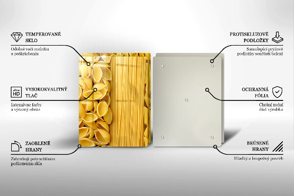 Sklo za varnú dosku Cestoviny