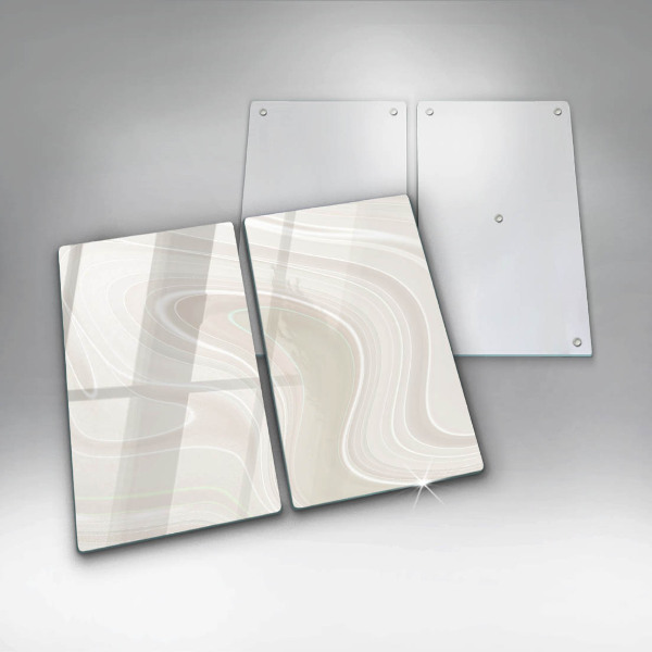 Sklo za varnú dosku Krémová textúra