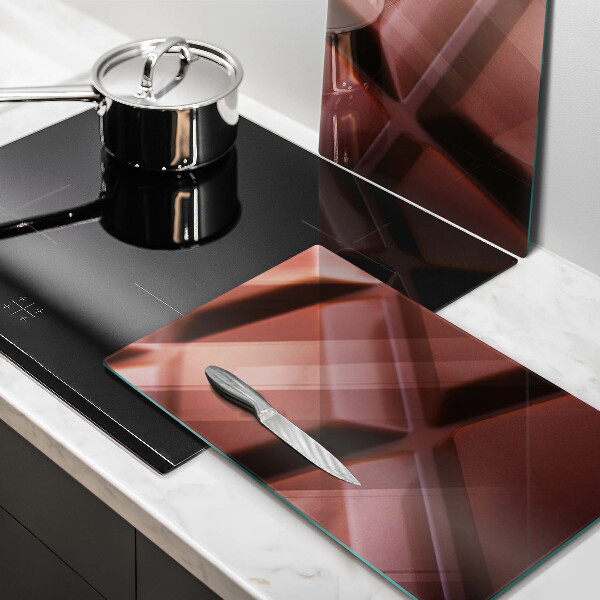 Sklo za varnú dosku Čokoládové kocky