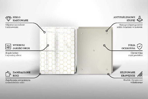 Sklo za varnú dosku Abstraktné vzory