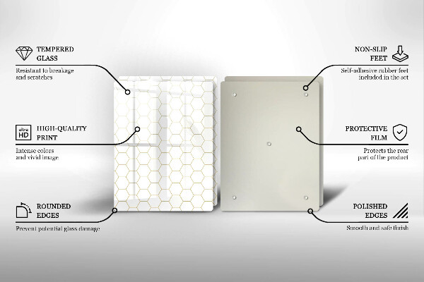 Sklo za varnú dosku Abstraktné vzory