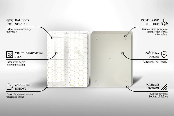 Sklo za varnú dosku Abstraktné vzory