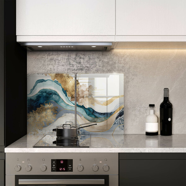 Sklo za varnú dosku Farebný mramor