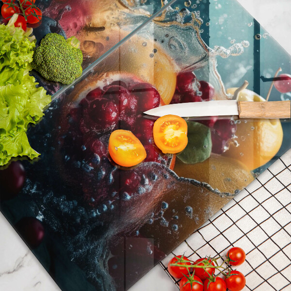 Sklo za varnú dosku Ovocie vo vode