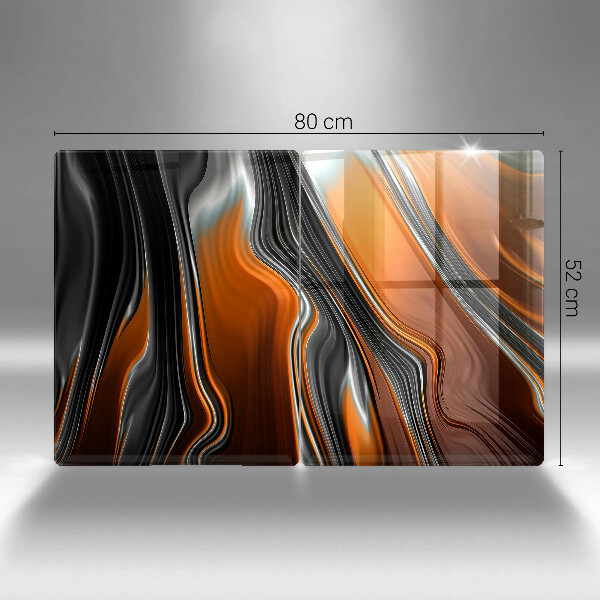 Sklo za varnú dosku Abstraktný vzor