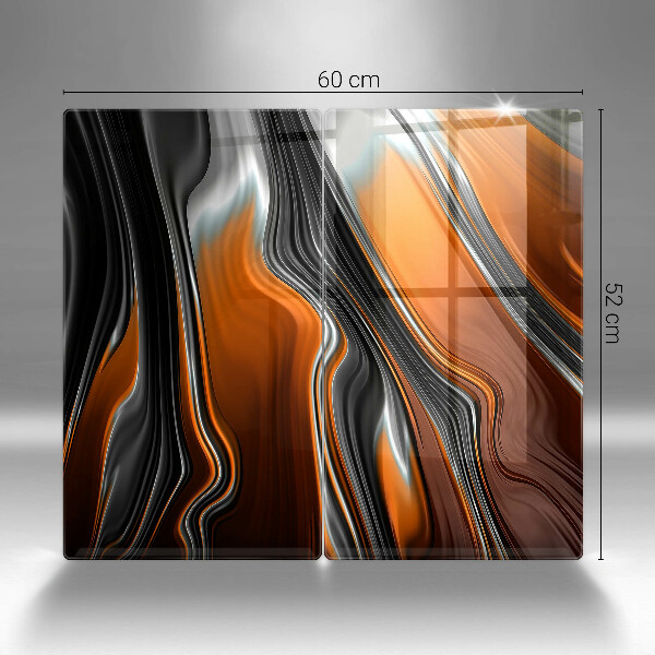 Sklo za varnú dosku Abstraktný vzor