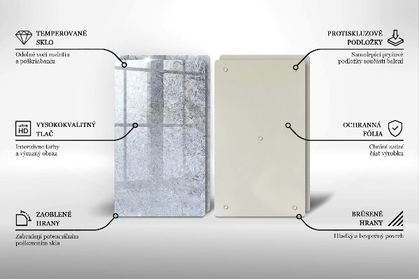 Sklo za varnú dosku Abstrakcia