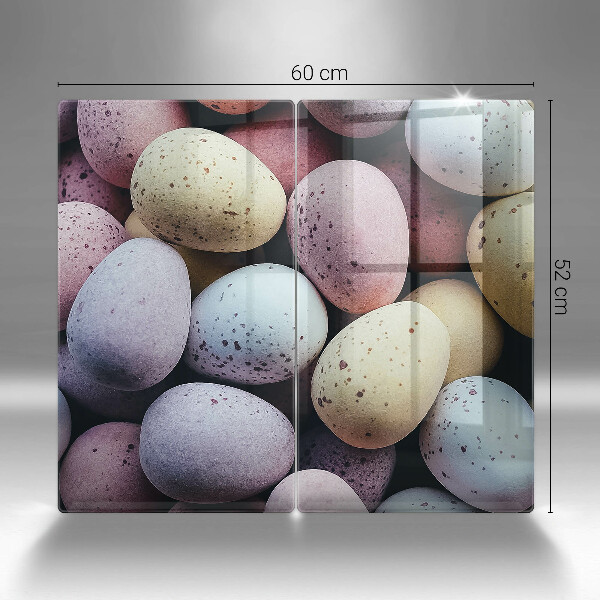 Sklo za varnú dosku veľkonočné vajíčka