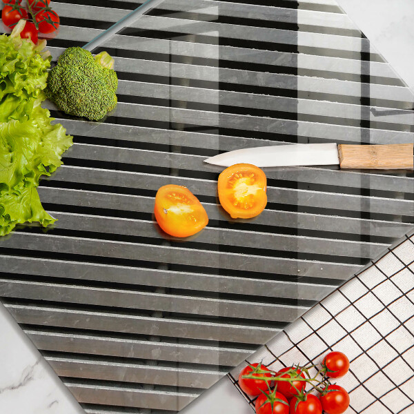 Sklo za varnú dosku Kovové línie