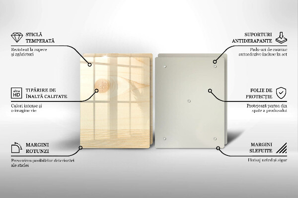 Sklo za varnú dosku Drevená doska