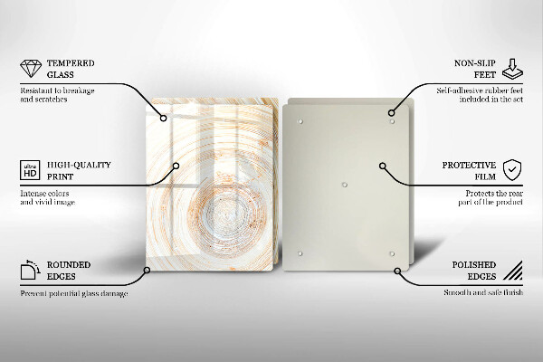 Sklo za varnú dosku Textúra dreva