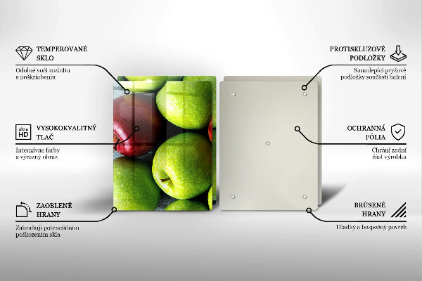 Sklo za varnú dosku Šťavnaté jablká