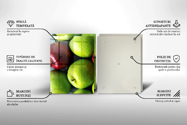 Sklo za varnú dosku Šťavnaté jablká