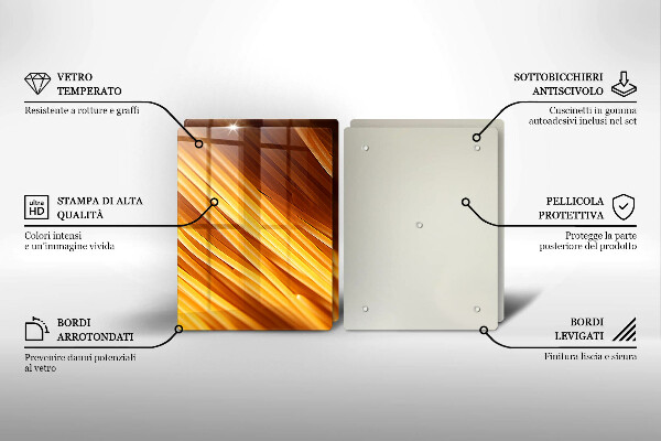 Sklo za varnú dosku Špagetové cestoviny