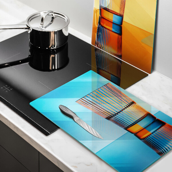 Sklo za varnú dosku Dva poháre vody